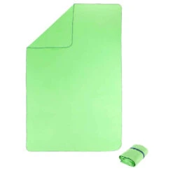 Serviette Microfibre Verte Fluo Ultra Compacte Taille XL 110 X 175 Cm -Nabaiji 8271395