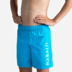 Maillot De Bain Natation Garçon - Swimshort 100 Basic - Marine 15 Maillot De Bain Natation Garçon - Swimshort 100 Basic - Marine -Nabaiji 8669408