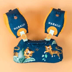 Brassards-Ceinture Piscine Evolutif TISWIM Enfant 15 à 30 Kg Bleu "Tigre" 18 Brassards-Ceinture Piscine Evolutif TISWIM Enfant 15 à 30 Kg Bleu "Tigre" -Nabaiji 8732403