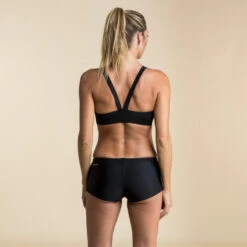 Bas De Maillot De Bain De Natation Femme Shorty Vega Noir -Nabaiji bas de maillot de bain de natation femme shorty vega noir 4