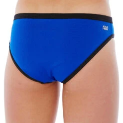 Bas De Maillot De Bain De Natation Fille Résistant Au Chlore Jade Bleu Noir -Nabaiji bas de maillot de bain de natation fille resistant au chlore jade bleu noir 2