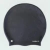Bonnet De Bain En Silicone - Taille Unique - Cheveux Volumineux - Noir -Nabaiji bonnet de bain en silicone taille unique cheveux volumineux noir