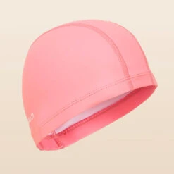 Bonnet De Bain Maille Silicone PRINT BIRD CORAIL -Nabaiji bonnet de bain maille silicone print bird corail 3