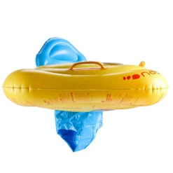 Bouée De Piscine Gonflable Avec Siège Pour Bébé De 7-11 Kg -Nabaiji bouee siege bebe jaune pour piscine avec hublot avec poignees 7 11 kg 1