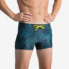 Boxer De Bain Natation Homme - Boxer 100 Full - Noir Jaune -Nabaiji boxer de bain natation homme boxer 100 full noir jaune