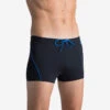 Boxer De Bain Natation Homme - Boxer 100 Plus - Noir Bleu 1 Boxer De Bain Natation Homme - Boxer 100 Plus - Noir Bleu -Nabaiji boxer de bain natation homme boxer 100 plus noir bleu