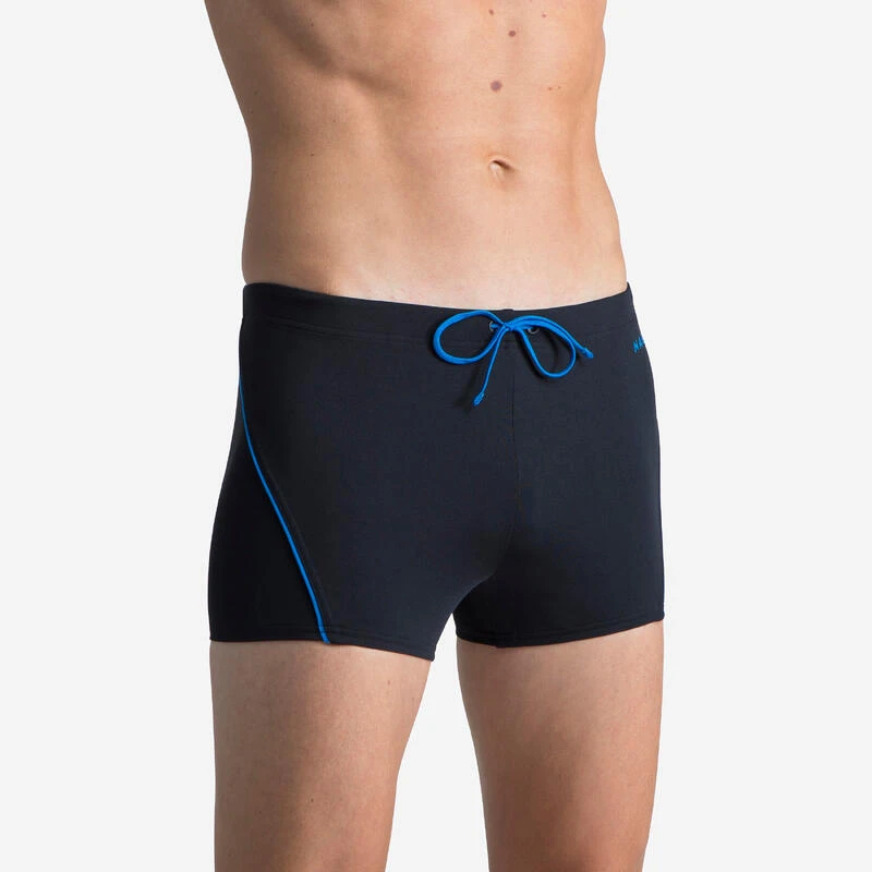 Boxer De Bain Natation Homme - Boxer 100 Plus - Noir Bleu 3 Boxer De Bain Natation Homme - Boxer 100 Plus - Noir Bleu