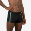 Boxer De Bain Natation Homme NEGOMBO - Noir Turquoise -Nabaiji boxer de bain natation homme negombo noir turquoise