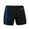 Boxer De Bain Natation Long - Yoko - Noir / Gris / Bleu -Nabaiji boxer de bain natation long yoko noir slash gris slash bleu