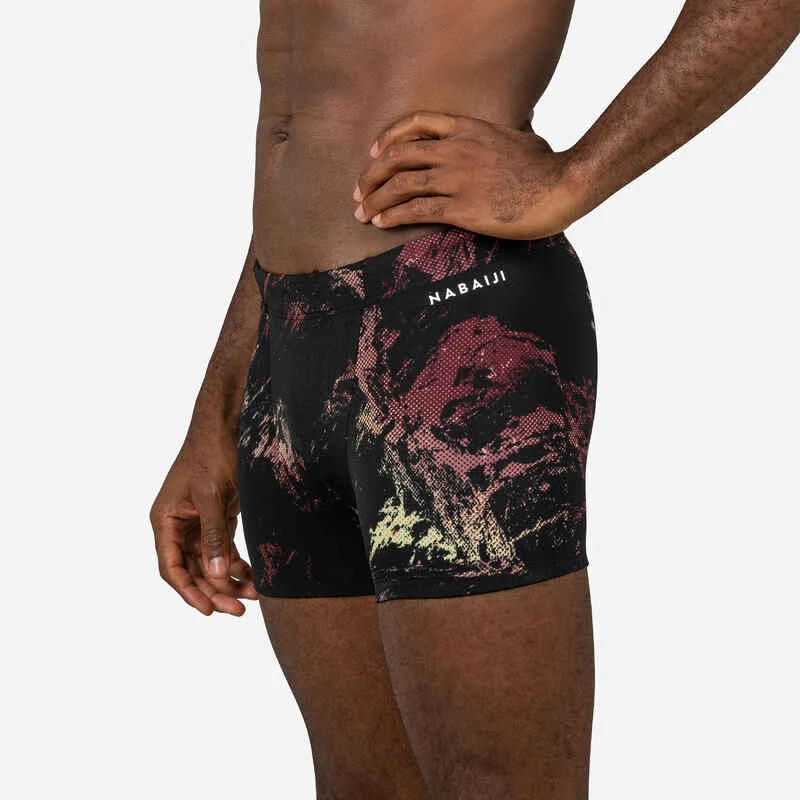Boxer De Natation Homme - Fiti - Trao Noir / Rouge / Beige 4 Boxer De Natation Homme - Fiti - Trao Noir / Rouge / Beige – Image 2