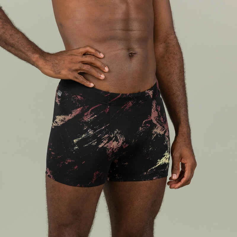 Boxer De Natation Homme - Fiti - Trao Noir / Rouge / Beige 5 Boxer De Natation Homme - Fiti - Trao Noir / Rouge / Beige – Image 3