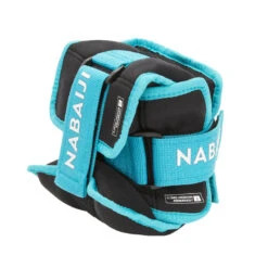 Bracelets Lestés Avec Boucle Aquagym Bleu 2*0,75 KG -Nabaiji bracelets lestes avec boucle aquagym bleu 2075 kg 6