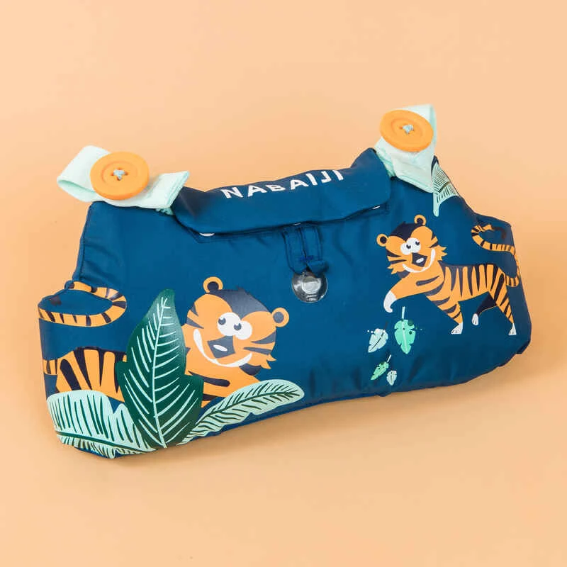 Brassards-Ceinture Piscine Evolutif TISWIM Enfant 15 à 30 Kg Bleu "Tigre" 7 Brassards-Ceinture Piscine Evolutif TISWIM Enfant 15 à 30 Kg Bleu "Tigre" – Image 5