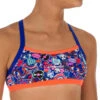 Brassière De Natation Fille Ultra Résistante Au Chlore Jade Roller Bleu -Nabaiji brassiere de natation fille ultra resistante au chlore jade roller bleu