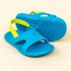 Chaussure Sandale Piscine Enfant SLAP 100 BASIC Bleu Vert -Nabaiji chaussure sandale piscine enfant slap 100 basic bleu vert