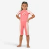 Combinaison Anti UV Bébé Kloupi Rose Imprimé ARC EN CIEL -Nabaiji combinaison anti uv bebe kloupi rose imprime arc en ciel