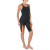 Combinaison De Compétition De Natation Fina Femme Orange Noir -Nabaiji combinaison de competition de natation fina femme orange noir