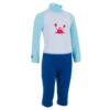 Combinaison De Natation Anti UV Bébé / Enfant Manches Longues Bleu Imprimé -Nabaiji combinaison de natation anti uv bebe enfant manches longues bleu imprime
