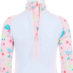 Combinaison De Natation Anti UV Bébé / Enfant Manches Longues Rose Imprimé -Nabaiji combinaison de natation anti uv bebe slash enfant manches longues bleu imprime 5