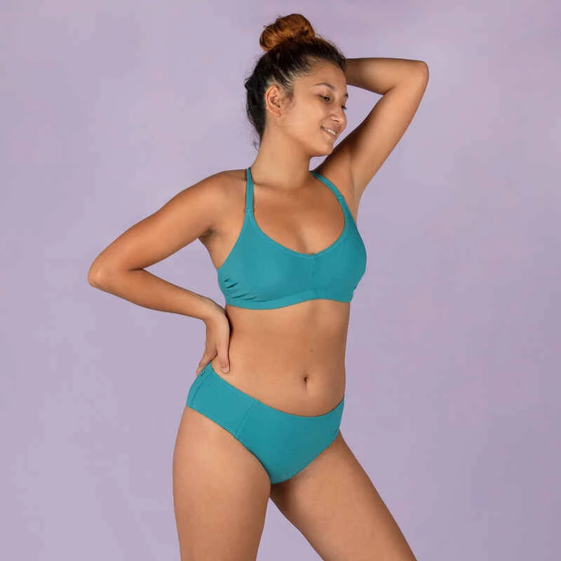 Haut De Maillot De Bain De Natation Femme Lila Symi Bleu Vert 5 Haut De Maillot De Bain De Natation Femme Lila Symi Bleu Vert – Image 3