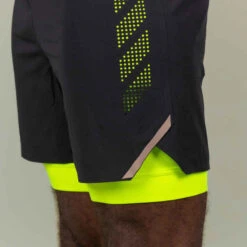 Jammer-Short De Natation Homme 500 Fiti - Noir / Jaune / Beige -Nabaiji jammer short de natation homme 500 fiti noir slash jaune slash beige 6