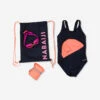 Kit Natation Fille 100 START : Maillot De Bain, Lunettes, Bonnet, Serviette, Sac -Nabaiji kit natation fille 100 start maillot de bain lunettes bonnet serviette sac