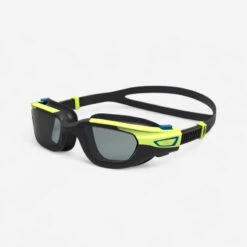 Lunettes De Natation SPIRIT - Verres Fumés - Petite Taille - Noir Jaune