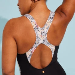 Maillot De Bain 1 Pièce Aquagym-Aquabike Femme Sofi Daph Noir -Nabaiji maillot de bain 1 piece aquagym aquabike femme sofi daph noir 8