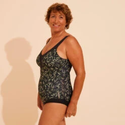 Maillot De Bain 1 Pièce Aquagym Femme Clara Pipa Noir -Nabaiji maillot de bain 1 piece aquagym femme clara pipa noir 2