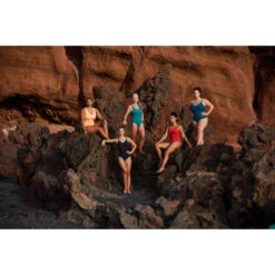 Maillot De Bain 1 Pièce Aquagym Femme Ines Rouge -Nabaiji maillot de bain 1 piece aquagym femme ines rouge 2