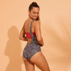 Maillot De Bain 1 Pièce Aquagym Femme Zoey Daisy Noir -Nabaiji maillot de bain 1 piece aquagym femme zoey daisy noir 5