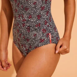 Maillot De Bain 1 Pièce Aquagym Femme Zoey Daisy Noir -Nabaiji maillot de bain 1 piece aquagym femme zoey daisy noir 7