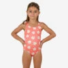 Maillot De Bain 1 Pièce Bébé Fille Texture Gaufré Corail Imprimé Fleurs -Nabaiji maillot de bain 1 piece bebe fille texture gaufre corail imprime fleurs
