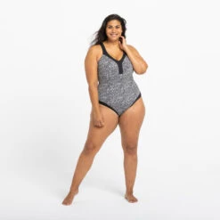 Maillot De Bain 1 Pièce Femme Clara Zeb Noir -Nabaiji maillot de bain 1 piece femme clara zeb noir 6