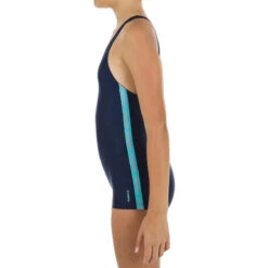 Maillot De Bain 1 Pièce Vega Shorty Bleu Marine -Nabaiji maillot de bain 1 piece vega shorty bleu marine 2