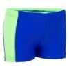 Maillot De Bain Bébé Boxer Titou Yoke Bleu Vert -Nabaiji maillot de bain bebe boxer titou yoke bleu vert