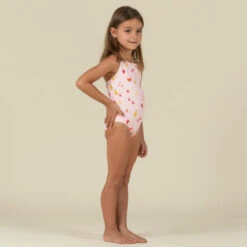 Maillot De Bain Bébé Fille Une Pièce Rose Avec Imprimé Fruits -Nabaiji maillot de bain bebe fille une piece rose avec imprime fruits 1
