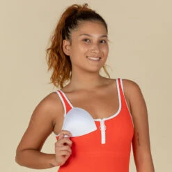 Maillot De Bain De Natation 1 Pièce Femme Heva Joy Zip Rouge 10 Maillot De Bain De Natation 1 Pièce Femme Heva Joy Zip Rouge -Nabaiji maillot de bain de natation 1 piece femme heva joy zip rouge 3