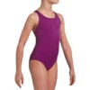 Maillot De Bain De Natation 1 Pièce Fille Leony Violet -Nabaiji maillot de bain de natation 1 piece fille leony violet