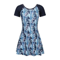 Maillot De Bain De Natation Femme Une Pièce Jupet Una Short Sleeve BLUE PRINT 13 Maillot De Bain De Natation Femme Une Pièce Jupet Una Short Sleeve BLUE PRINT -Nabaiji maillot de bain de natation femme une piece jupet una short sleeve all lejo blue 1