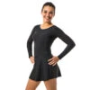 Maillot De Bain De Natation Femme 1 Pièce Una Sleeve Noir -Nabaiji maillot de bain de natation femme une piece una sleeve all canop blue