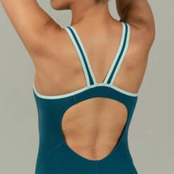 Maillot De Bain De Natation Une Pièce Femme Kamiye+ Petrol -Nabaiji maillot de bain de natation une piece femme kamiye petrol 3