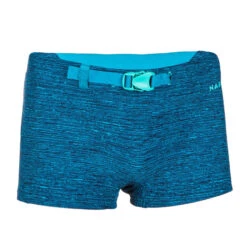 Maillot De Bain Natation Garçon - Boxer 100 Kibelt - Chin Bleu - Avec Boucle -Nabaiji maillot de bain natation garcon boxer 100 kibelt chin bleu avec boucle 4