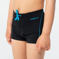 Maillot De Bain Natation Garçon - Boxer 100 Plus - Noir 10 Maillot De Bain Natation Garçon - Boxer 100 Plus - Noir -Nabaiji maillot de bain natation garcon boxer 100 plus noir 3