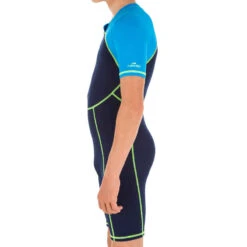 Combinaison Natation Garçon - Shorty Swim 100 - Bleu -Nabaiji maillot de bain natation garcon shortyswim 100 bleu 3