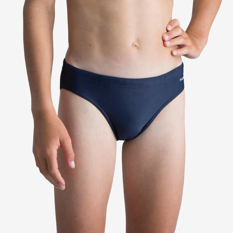 Maillot De Bain Natation Garçon - Slip 100 Basic - Bleu Marine 3 Maillot De Bain Natation Garçon - Slip 100 Basic - Bleu Marine