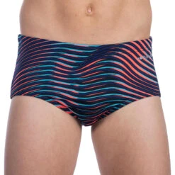 MAILLOT DE BAIN NATATION GARçON SLIP 900 SIDE ALL VIB -Nabaiji maillot de bain natation garcon slip 900 side all vib 1