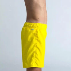 Maillot De Bain Natation Garçon - Swimshort 100 Basic - Jaune -Nabaiji maillot de bain natation garcon swimshort 100 basic jaune 1