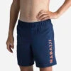 Maillot De Bain Natation Garçon - Swimshort 100 Basic - Marine -Nabaiji maillot de bain natation garcon swimshort 100 basic marine