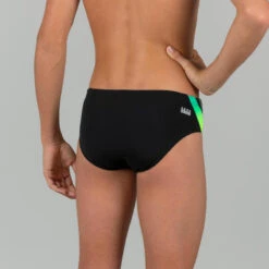 MAILLOT DE BAIN SLIP NATATION GARCON 900 YOKE GRAD VERT -Nabaiji maillot de bain slip natation garcon 900 yoke grad vert 2